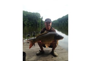 Карп 13.88 кг, пойманный на бойл Grandcarp ПЕЧЕНЬ•ПЕРЕЦ•КЛУБНИКА